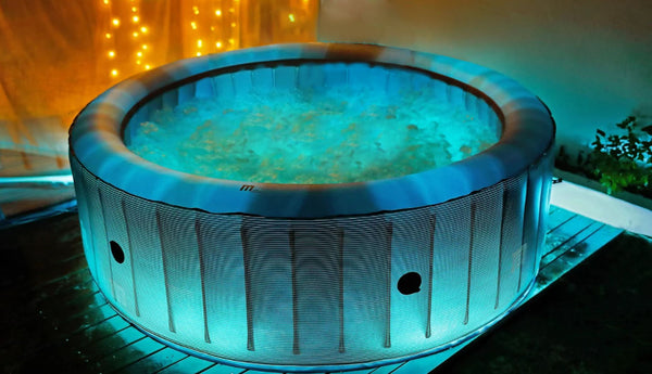 MSpa Starry Comfort Series LED 6 Person Inflatable Hot Tub